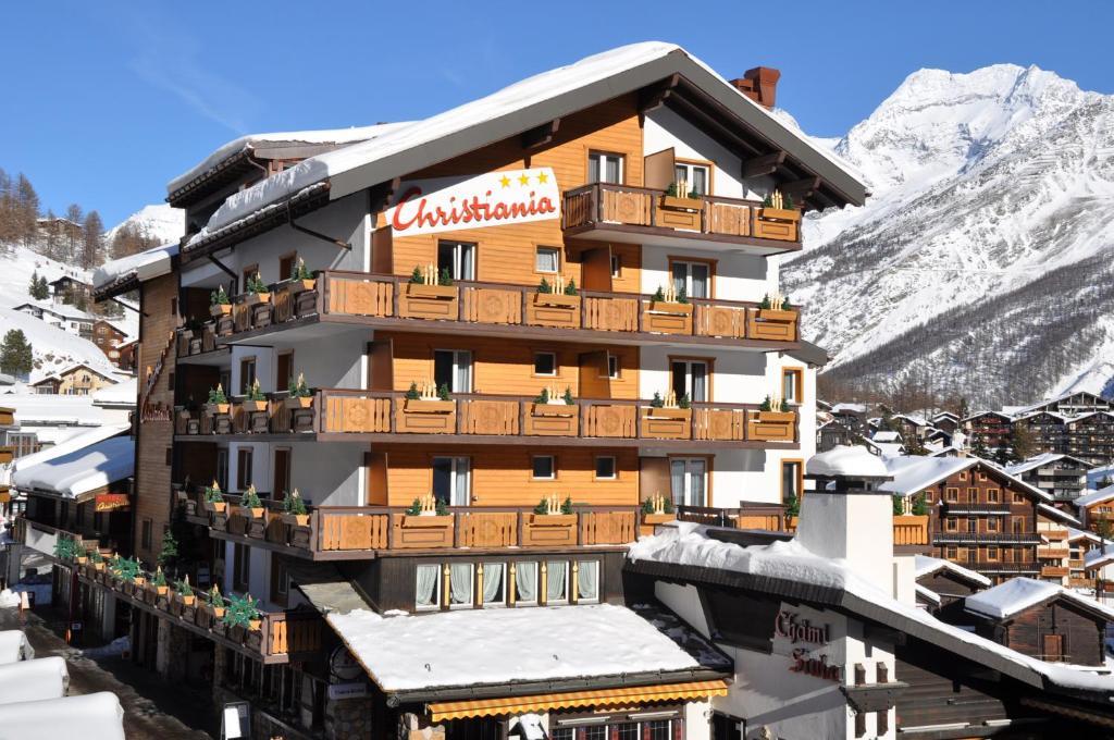 Hotel Christiania Saas-Fee Esterno foto